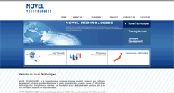 Desktop Screenshot of noveltechnologiesindia.com
